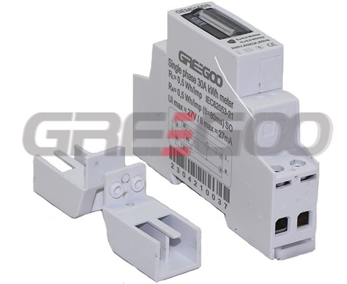 GEM015SS single phase electronic DIN rail active energy meter